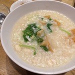 Crystal Jade Shanghai BAR - 中華粥セット　鶏肉（¥８８０）