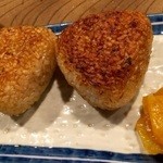 もつ焼き ねぎぼうず - H27.8.22 焼きおにぎり