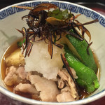 滋味 康月 - 2015年8月
      ■ 風（Lunch）5,400円
      ＊ 八寸
      ＊ 白味噌
      ＊ 温物
      ＊ お造り
      ＊ 焼物（魚）
      ＊ 焼物（肉）
      ＊ 揚物
      ＊ ご飯
      ＊ 香物
      ＊ デザート
      ＊ 煎り番茶orエスプレッソ
      