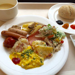 ホテル京阪 - 朝食バイキング(¥1,400) 洋食盛り付け例