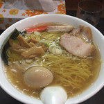 一条流がんこ総本家分家四谷荒木町 - 2015年8月清湯塩大盛り800円