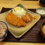 かつ敏 - ヒレ・ロースランチ913円(込+クーポン利用)