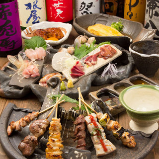 豪華 全10品なないろ人気no1 飲み放題付 4300円コース なないろ 西九条本店 西九条 焼鳥 食べログ