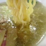 かたの - 塩ラーメンの麺