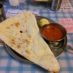 RAHUL - シングルカレーセット。ナンのおかわりまでたどり着けません・・