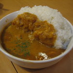 摂津 - チキンカレー大盛り500円