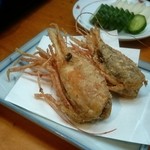 徳鮨 - ボタン海老 揚げ