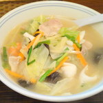チャイナキッチン　杭州 - 什錦湯麺(塩五目そば)￥700　