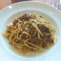 トラットリア グランボッカ - 和牛ミートソース（ランチコースのパスタ）