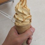 小川屋 - 焦がしキャラメルソフトクリーム