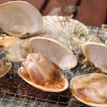 Kampou wagyu to kaki goyashiki - 新鮮魚貝焼き