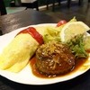 カフェレストラン　サニカン - 料理写真:2015年7月　オムライスとハンバーグ【980円】