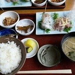 あじろ亭 - アジのたたき定食