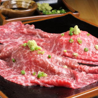 Top quality wagyu beef nigiri