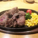 ステーキ＆ハンバーグ専門店　肉の村山 - テキサスステーキ300g、セット（1,900円）