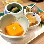 まな板の上の旬　ぽぽぽん - 先付け