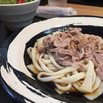 道の駅 妹子の郷 - 冷製肉うどん 1200円