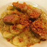 ポエシア - 仔羊のグリルと三重県産ムール貝ペーストのオレキエッテ