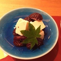 彩懐石 うらわ高砂 - クリームチーズと無花果