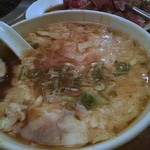焼肉三国一 - ピリ辛玉子スープ