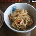 朱鞠内湖そばの花 - 朝食