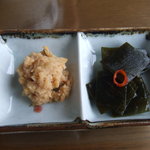 朱鞠内湖そばの花 - 朝食