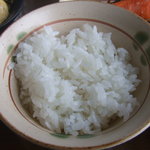 朱鞠内湖そばの花 - 朝食