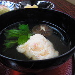 武蔵野 - 2015.9)海老しんじょうのお吸い物