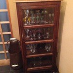 旬亭 - バカラのグラスがたくさん