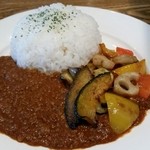 和牛焼肉 牛WAKA丸 - 夏野菜カレー７００円。