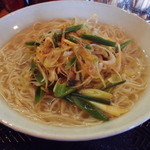 ねぎそば大盛り　750円