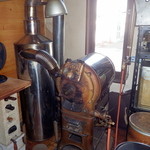 経年を感じないきれいな焙煎機