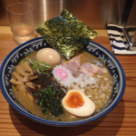 こだわり麺工房たご - 2015年夏
      冷やしにぼしカレー中華そば