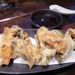 酒＋蕎麦 な嘉屋 - 野菜天ぷら