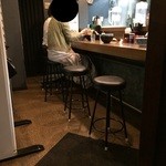 煮干しつけ麺 宮元 - 201509  宮元  先頭の待ち椅子から店内を覗いてみました(^-^)/