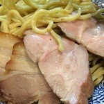 煮干しつけ麺 宮元 - 201509  宮元  ★特製極濃煮干しつけ麺（1030円）大盛（100円）★チャーシュー