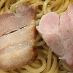 煮干しつけ麺 宮元 - 201509  宮元  ★特製極濃煮干しつけ麺（1030円）大盛（100円）★チャーシュー（2種類）バラ＆ロース