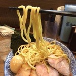 煮干しつけ麺 宮元 - 201509  宮元  ★特製極濃煮干しつけ麺（1030円）大盛（100円）★麺リフト！