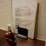 鰻禅 - ドリンクメニュー