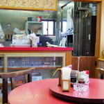 亀福食堂 - 2015年8月　店内1