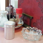 亀福食堂 - 2015年8月　卓上