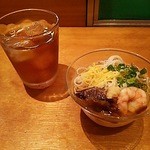 【2015年9月1日】夏らしく茶碗蒸しの代わりに素麺がでました。