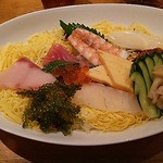 【2015年9月1日】ちらし寿司(夏仕様)。うみぶどうが…!!