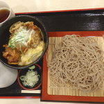 幌加内製麺 - もりそば・ザンギとじ丼セット