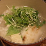 茶鍋cafe saryo - 鶏と焼き餅の湯葉茶鍋