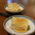 banshakuyatsuki - お通しの豆腐（江戸料理）