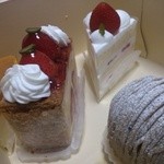 パティスリー サツキ - 中央ストロベリーショート550円