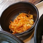 風遊斎 - 人参シリシリーです（2015年7月）。