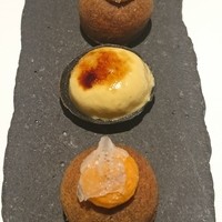 オマージュ - 8/8 ランチ　アミューズ － フォアグラのフラン