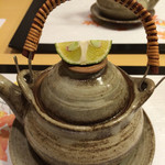 ふく茶庵 - ９月1日の私の誕生日に 松茸の土瓶蒸し うれしい！